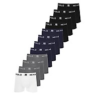 Kit 12 Cuecas Boxer Masculinas em Microfibra – Polo Wear - imagem 1