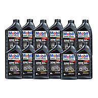 KIT 12 Óleo Mobil 4T 20W50 – Proteção Real para sua Moto - imagem 1