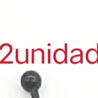 Kit 12 Piercings Tragus Silicone Flexível Preto Unissex - imagem 1