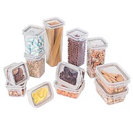 Kit 12 Potes Herméticos Plasútil – Organização Total na Cozinha - imagem 1