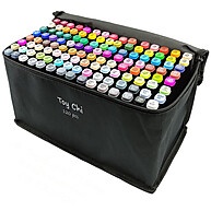 Kit 120 Canetas Marcador: Cores Vibrantes para Criar! - imagem 1