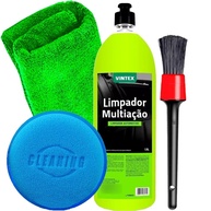 Kit Completo Limpeza Automotiva: Limpador Multiação Vintex 1,5L + Acessórios Karbox - imagem 1