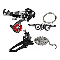 Kit 18 Marchas Yamada: Câmbios e Corrente para Bicicleta - imagem 1