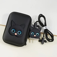Kit Organizador Gato Preto para Carregador iPhone 18W-20W - imagem 4