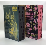 Kit 2 Bíblias Sagradas: Letra Grande e Harpa - imagem 1