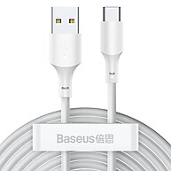Kit 2 Cabos USB Tipo-C Baseus 5A 1.5m – Carregamento Rápido e Durável - imagem 1