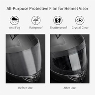 Película Antiembaçante e Antichuva Universal para Viseira de Capacete - Kit 2 Peças Grande - imagem 4