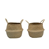 Kit 2 Cestos de Seagrass – Decore e Organize sua Casa - imagem 1