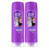 Kit 2 Condicionadores Seda Infantil Frozen Brilho Encantado 300ml - imagem 1