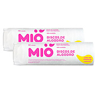 Kit 2 Discos de Algodão Mió Leve – 100 por 85 Unidades - imagem 1