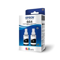 EPSON Kit de garrafas de tintas originais - 2 garrafas pretas T664, T664120-2P - imagem 2