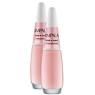 Kit 2 Esmaltes Transparentes Impala Leve e Suave - imagem 1