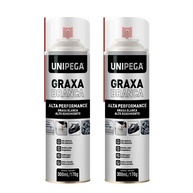 Kit 2 Graxa Em Spray de Alta Performance - Lubrificação Branca 300ml - imagem 1