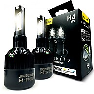 Kit 2 Lâmpadas LED H4 3200 Lúmens 6000K CSP Flip - imagem 1