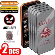 Kit 2 Películas de Cerâmica Privacidade para iPhone: Adeus Curiosos! - imagem 1