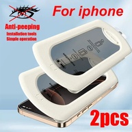 Kit 2 Películas Privacidade iPhone c/ Aplicador Automático - imagem 1
