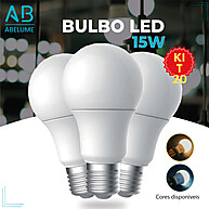 Kit 20 Lâmpadas LED 15W: Ilumine com Economia! - imagem 1