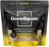 Kit 3X: Granola Salgada Protein Cúrcuma GranoSquare 200g - imagem 1