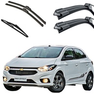Kit 3 Palhetas Limpador Parabrisa Chevrolet Onix 2012-2018 - Visibilidade e Segurança - imagem 1