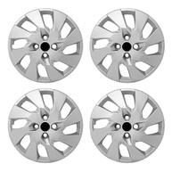 Kit 4 Calotas Prata Aro 13 para Chevrolet Onix 2014-2016 - Design Moderno e Proteção - imagem 3