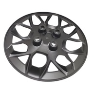 Kit 4 Calotas Aro 14 Preto Fosco - Ford Ka+ Hatch Sedan Plus 2015-2018 - imagem 5