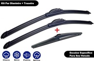 Kit 3 Palhetas Limpador Parabrisa Reforçada Subaru Impreza 2008-2016 (Dianteira + Traseira) - imagem 3