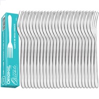Kit 24 Garfos Inox Oriente: Elegância à Sua Mesa! - imagem 1
