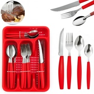 Kit de Talheres 25 Peças em Aço Inoxidável com Acabamento Polido – Design Moderno e Durabilidade Premium - imagem 1