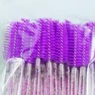 KIT 250 Escovinhas com Glitter para Extensão de Cílios e Sobrancelhas - imagem 1