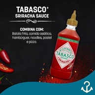 Kit 3 Molho Pimenta Sriracha Sauce Tabasco 256 Ml - imagem 2