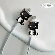 Protetor de Cabo Gato Preto Bravo Anti-Quebra - Kit 2pçs - imagem 3