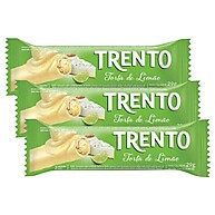 Kit 3 Chocolate Trento Torta de Limão 29g: Crocante e Irresistível - imagem 1