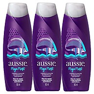 Kit 3 Condicionadores Aussie Mega Moist: Hidratação Profunda - imagem 1