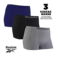 Kit 3 Cuecas Reebok Original em Microfibra Sem Costura: Conforto e Estilo - imagem 1
