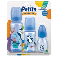 Kit Mamadeira Color Cinturada com Bico em Silicone - 3 Unidades com Capacidades Diversas - imagem 1