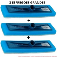 Kit 3 Esponjas Premium para Rodo - Esfregão, Limpa Vidros e Azulejos - Felix Magazine - imagem 5