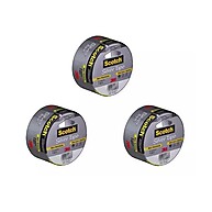 Kit 3 Fitas Silver Tape 3M Scotch 45mm x 5m – Resistente e Versátil - imagem 1