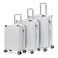 Kit 3 Malas de Viagem: Leves, Resistentes e com Rodas 360° - imagem 1