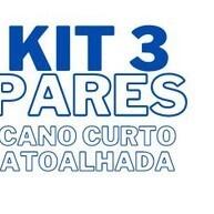 Kit 3 Meias Esportivas Atoalhadas 34/43 – Conforto e Proteção para Seus Pés - imagem 1