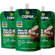 Kit 3 Óleo de Coco Extravirgem Copra Embalagem Econômica 500ml - imagem 2