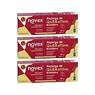 Kit 3 Recargas de Queratina 80g - Tratamento Profundo para Cabelos - imagem 1