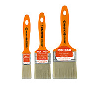 Kit 3 Trinchas Seda Plus 670: Cerdas Sintéticas Macias para Pintura Profissional - imagem 1