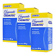 Kit 3 Unguento Chemitec 50g – Pomada Cicatrizante para Animais - imagem 1