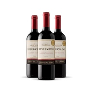 Kit 3 Vinhos Concha y Toro Reservado Cabernet Sauvignon - imagem 1