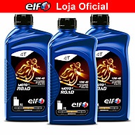 Kit 3x Óleo Elf Moto 4 Road 10W-40 – Potência e Proteção na Medida Certa! - imagem 1