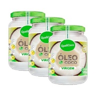 Kit 3X: Óleo de Coco Virgem Qualicoco 500ml - imagem 1