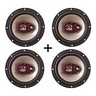 Kit 4 Auto Falantes Bravox 6" Triaxial para Fiat Stilo - 200W RMS - imagem 1