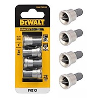 Kit 4 Bits Phillips PH2 com Limitador para Drywall DeWalt - imagem 1