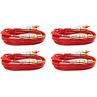 kit-4-cabos-rca-1m-com-dupla-blindagem-e-plug-ouro