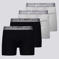 Kit 4 Cuecas Boxer Lupo Anatomic Shape: Conforto e Estilo em 1 Pacote - imagem 1